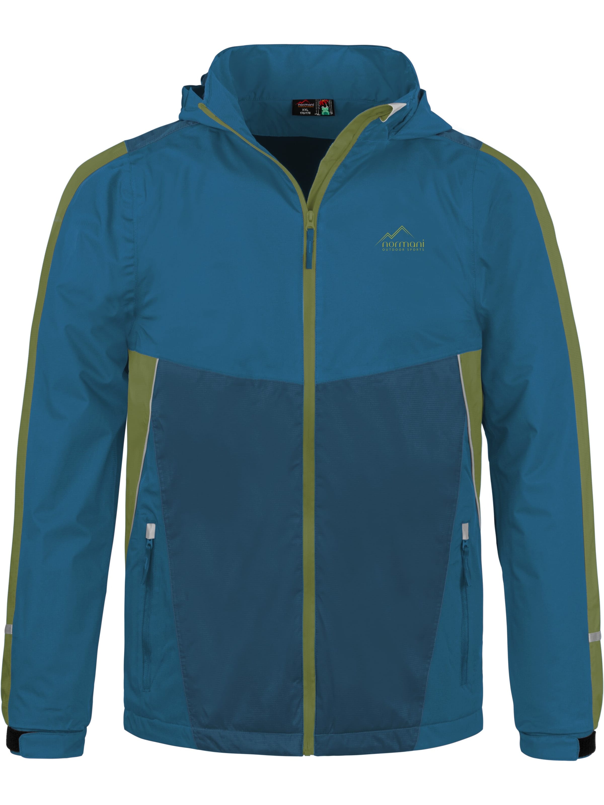 normani Outdoorjas 'Wasilla' in Blauw: voorkant