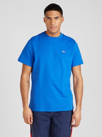 Tommy Jeans Regular fit Тениска в синьо: отпред