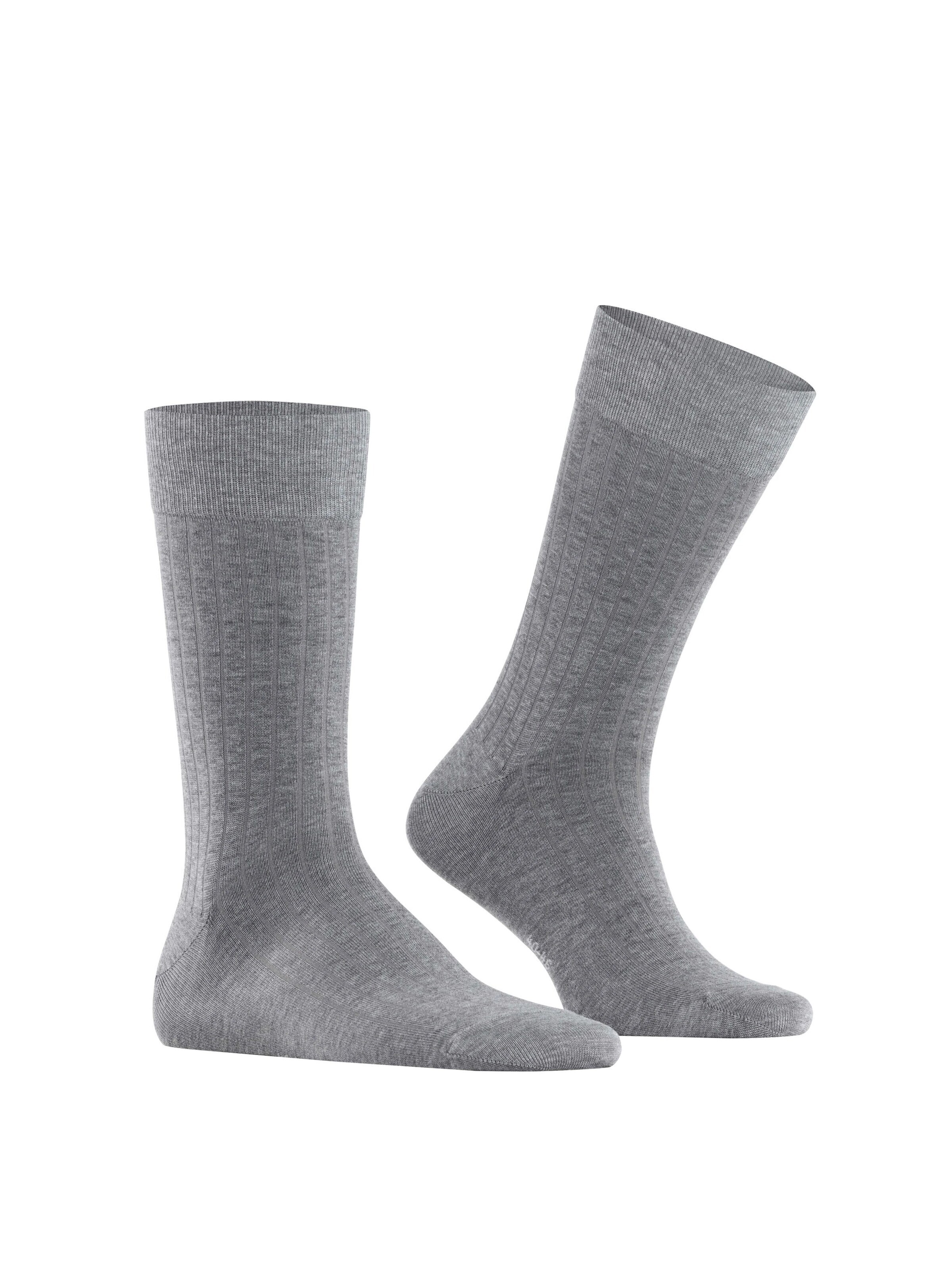 BURLINGTON Socks 'Duke Street' in Grey