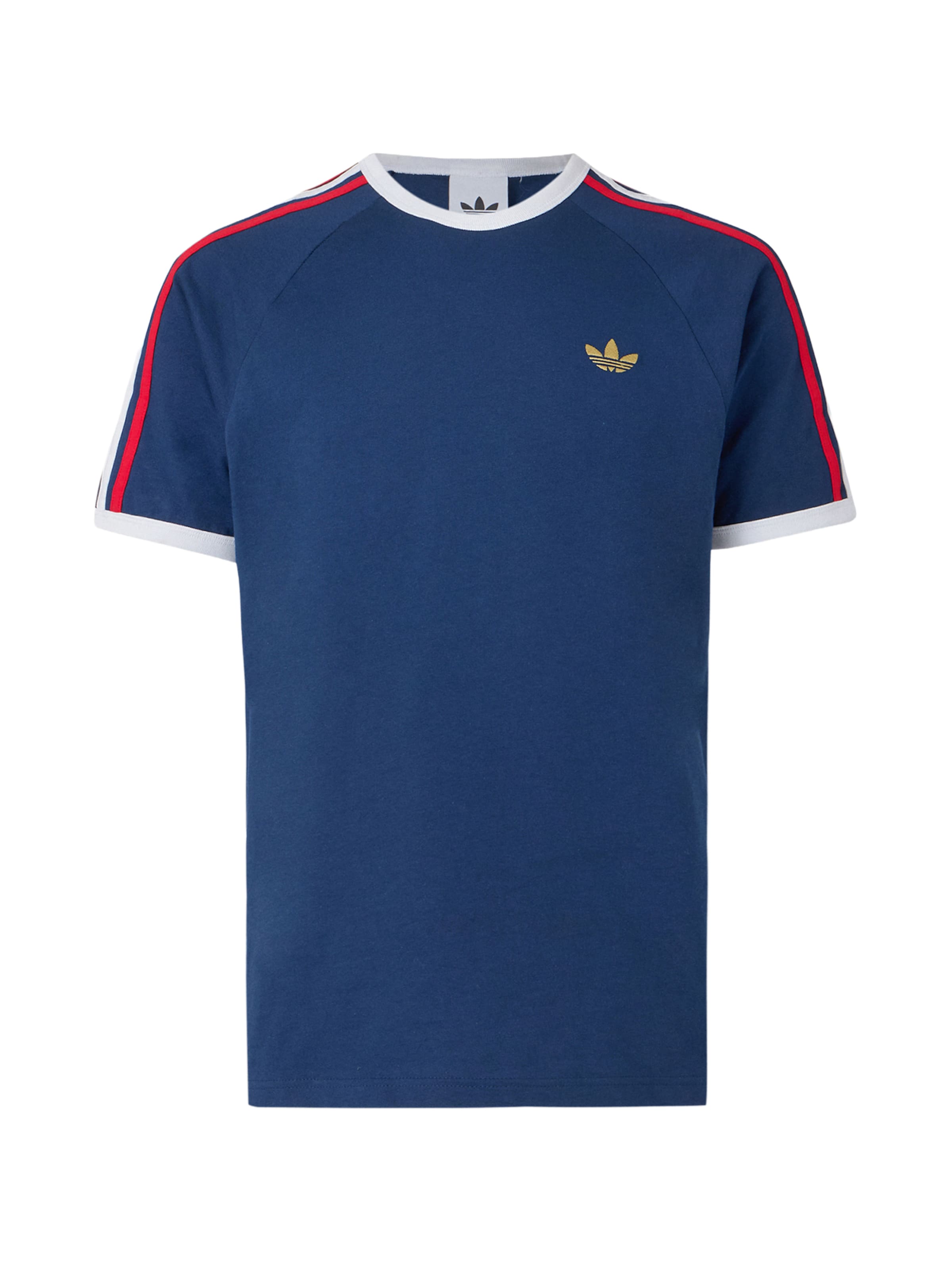 ADIDAS ORIGINALS Tričko '3-Stripes' – modrá: přední strana