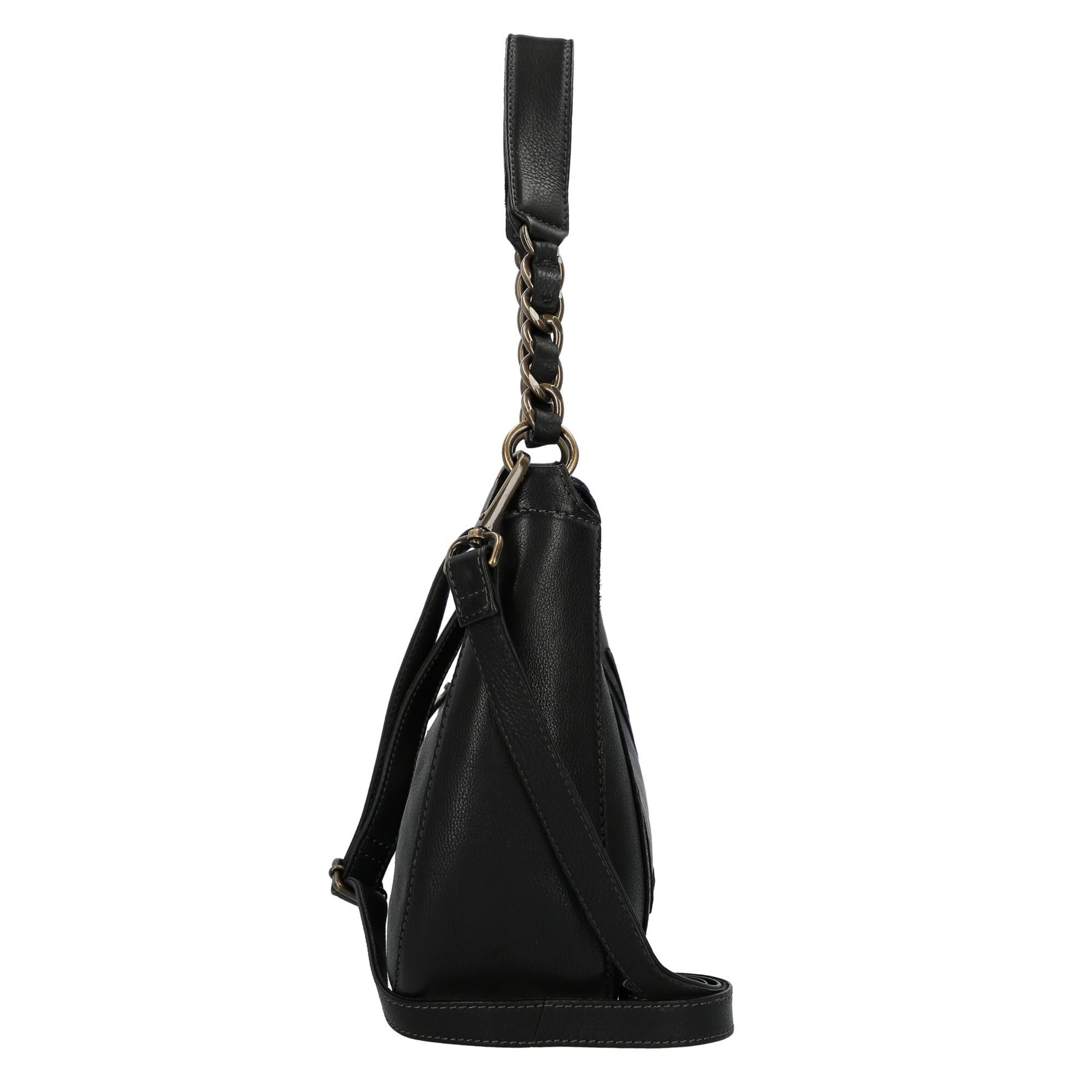 Borsa a spalla 'Chained Middleton' di Cowboysbag in nero