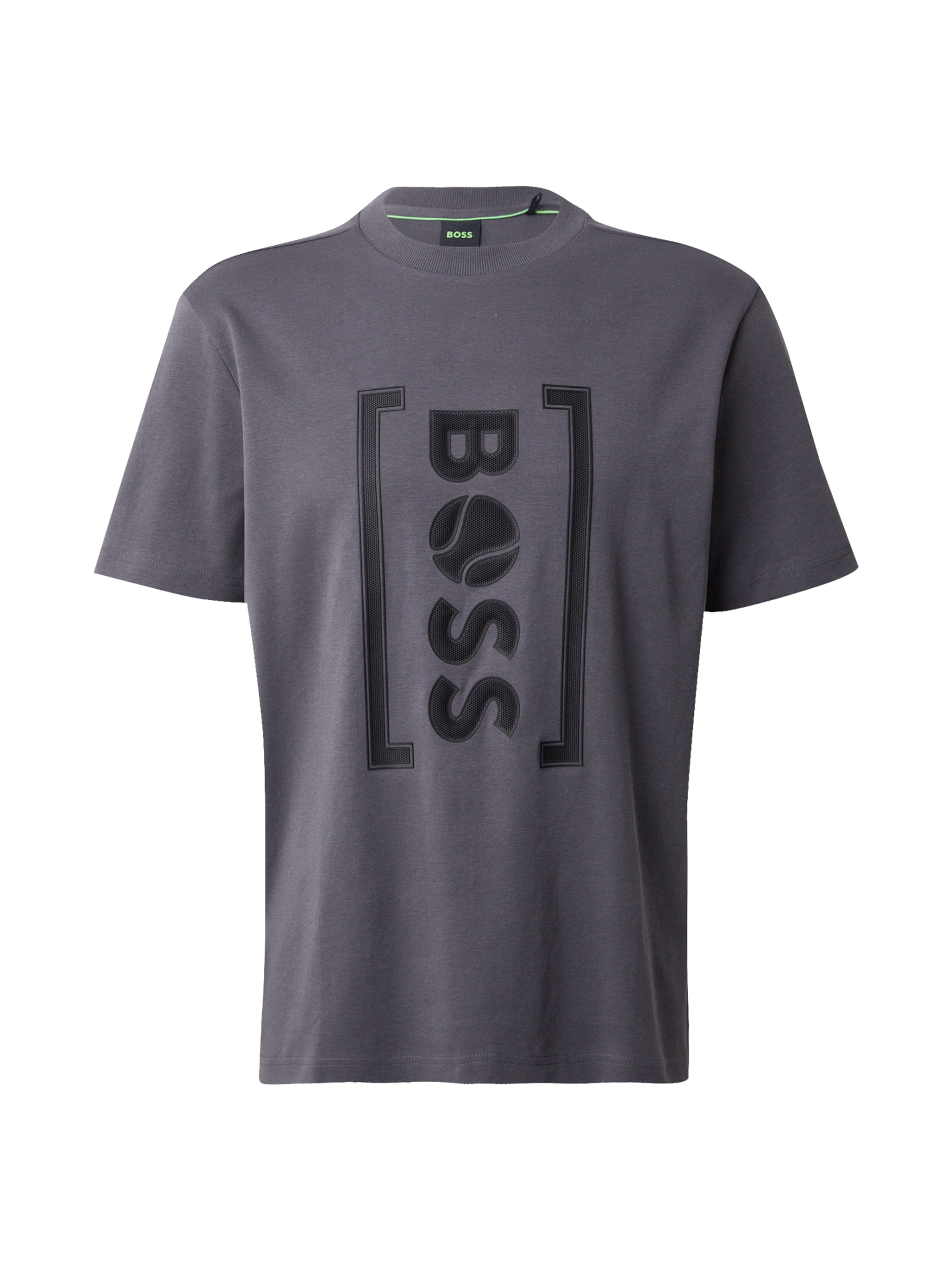 T-Shirt fonctionnel BOSS en gris : devant