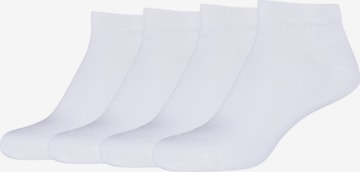 camano Ankle socks in White: front