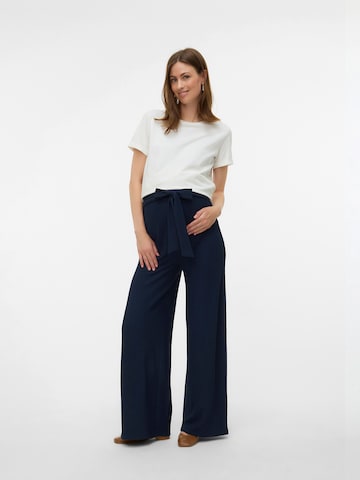 Wide leg Pantaloni di MAMALICIOUS in blu