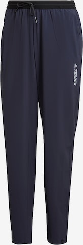 Pantalon outdoor ADIDAS TERREX en bleu : devant