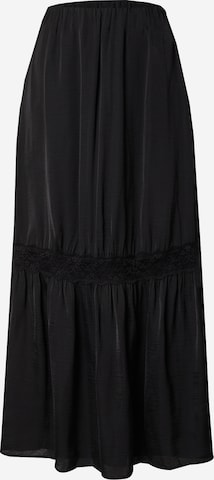 Gonna di Gina Tricot in nero: frontale