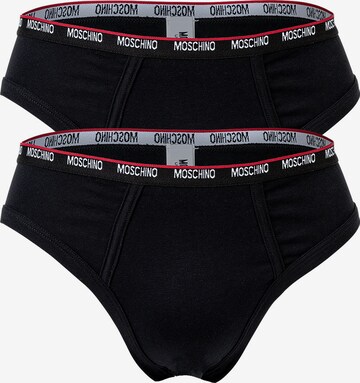 Moschino Underwear Slip in Zwart: voorkant