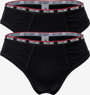 Slip Moschino Underwear en noir : devant