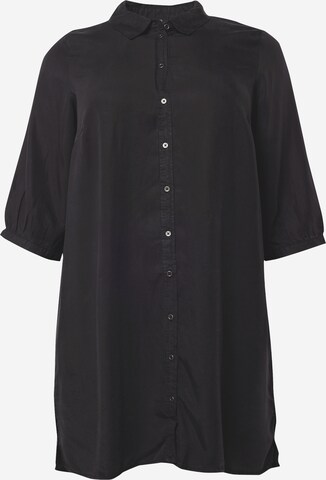 Zizzi Bluse 'LUANA' i svart: forside