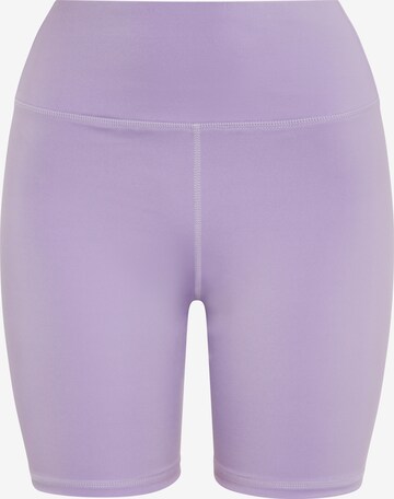 myMo ATHLSR Skinny Workout Pants in Purple: front