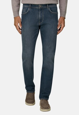 Boggi Milano Slimfit Jeans in Blauw: voorkant