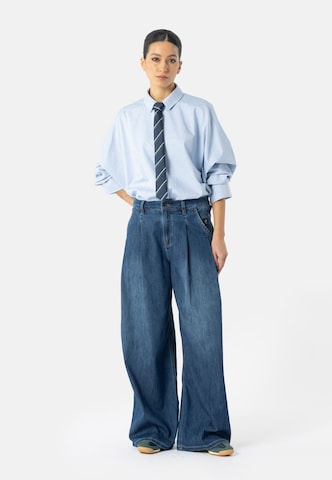 Wide Leg Jean à pince 'Kana Light' Elias Rumelis en bleu