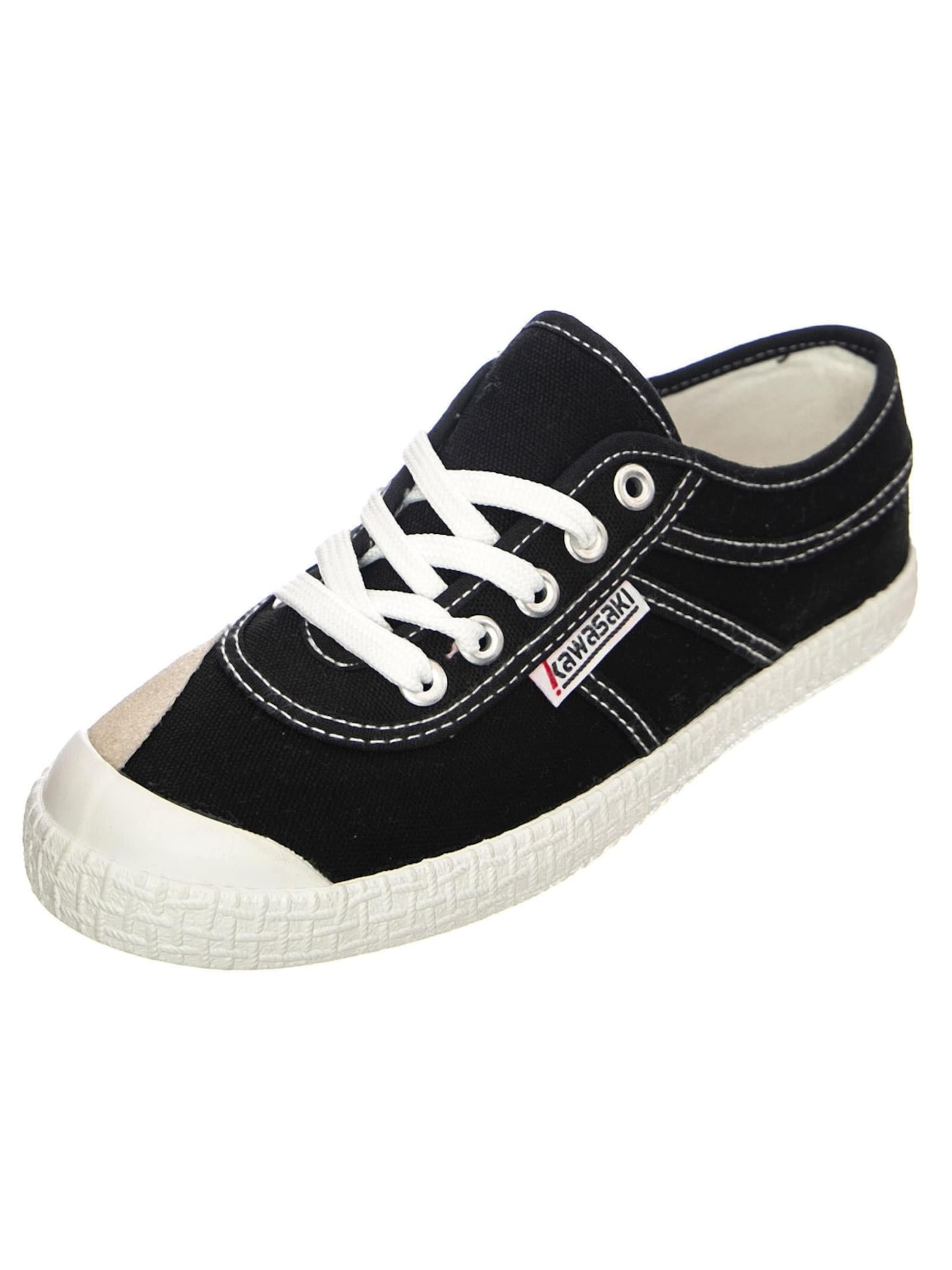 KAWASAKI Buty sportowe sznurowane 'Basic 212445' w kolorze czarny: przód