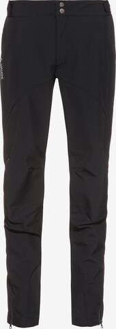 VAUDE Regular Outdoor Pants 'Zetar' in Black: front