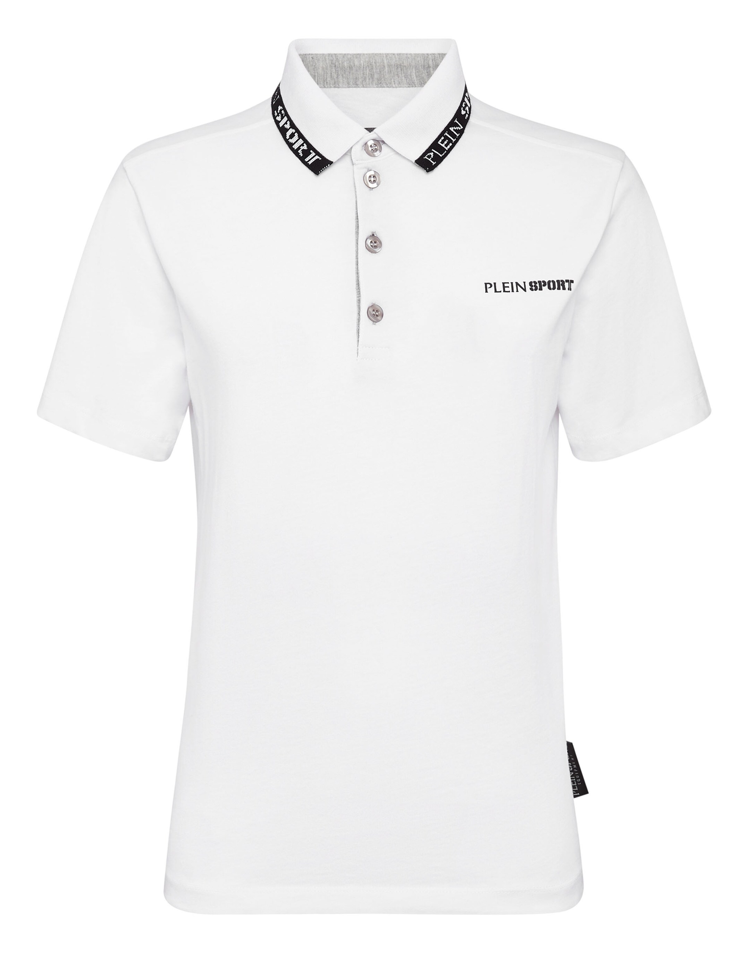 Plein Sport - Camisa em branco: frente
