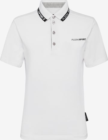 T-shirt Plein Sport en blanc : devant