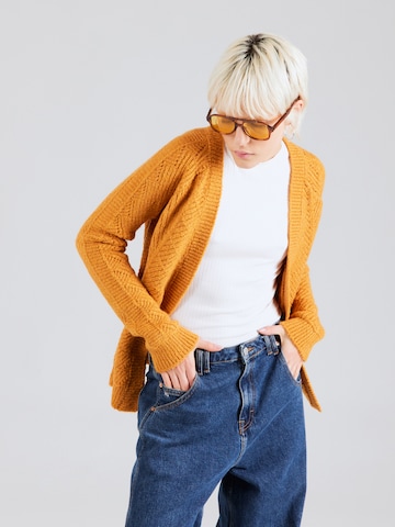 ABOUT YOU Knit Cardigan 'Jessa' in Orange: front