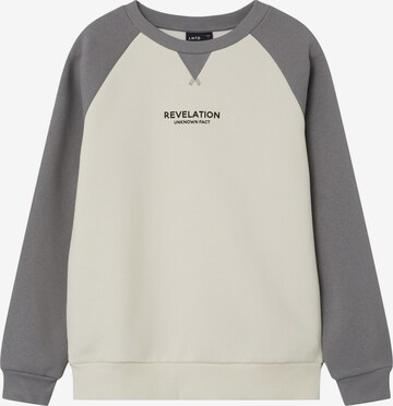 NAME IT Sweatshirt in White: front