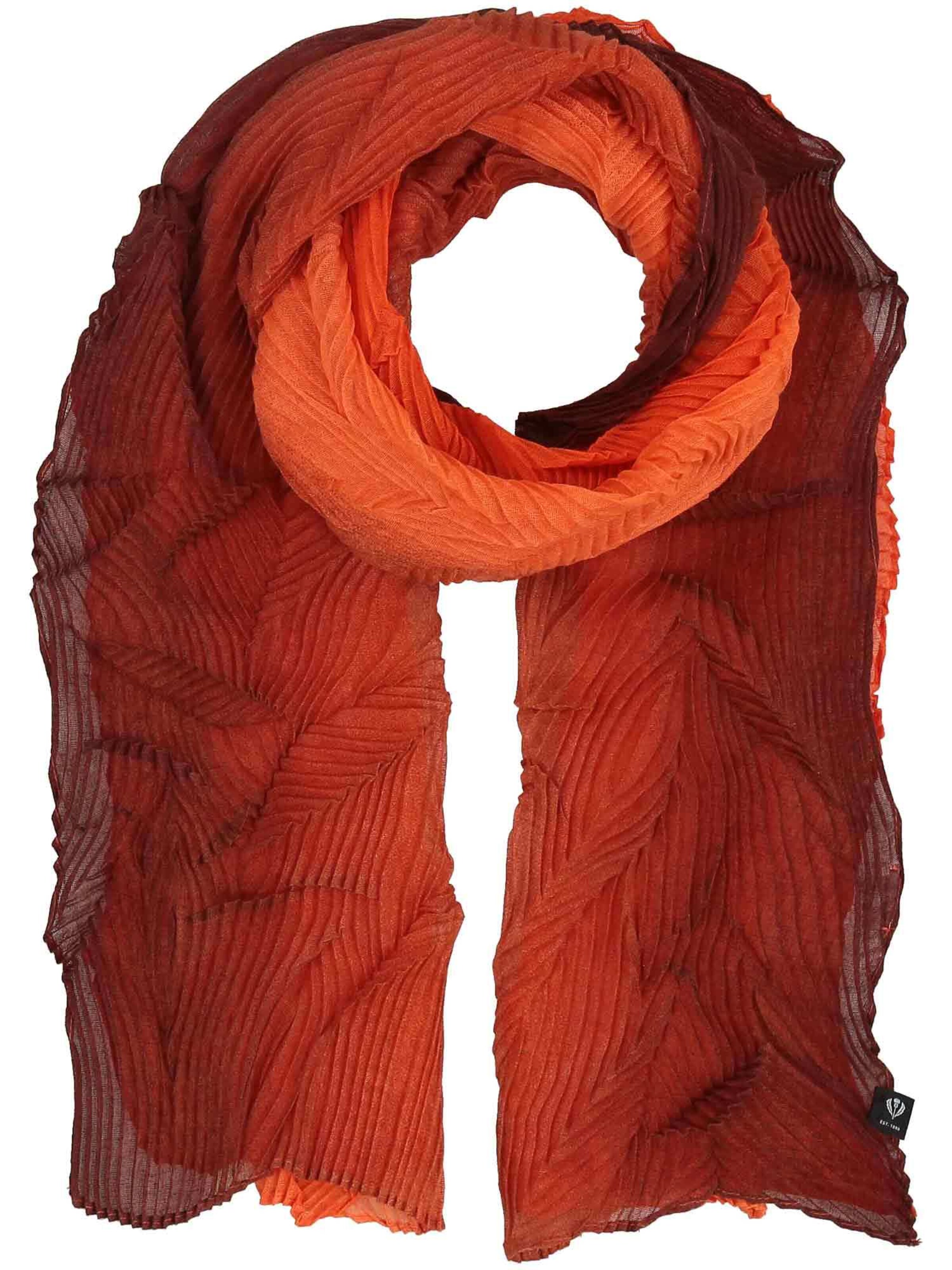 FRAAS Oversized Scarf in Orange: front