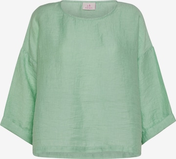 DEHA Bluse 'Shiny' in Grün: Vorderseite