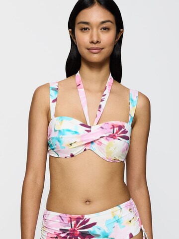 TRIUMPH Bralette Bikini Top ' Summer Fleur ' in Pink: front