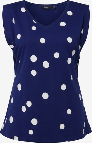 Ulla Popken Shirt in Blauw: voorkant