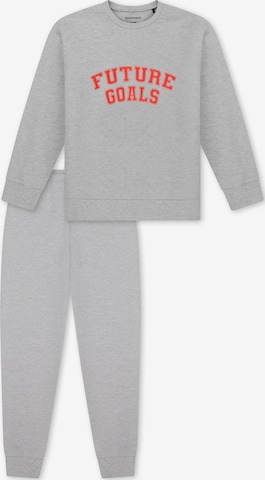 Pyjama ' Nightwear ' SCHIESSER en gris : devant