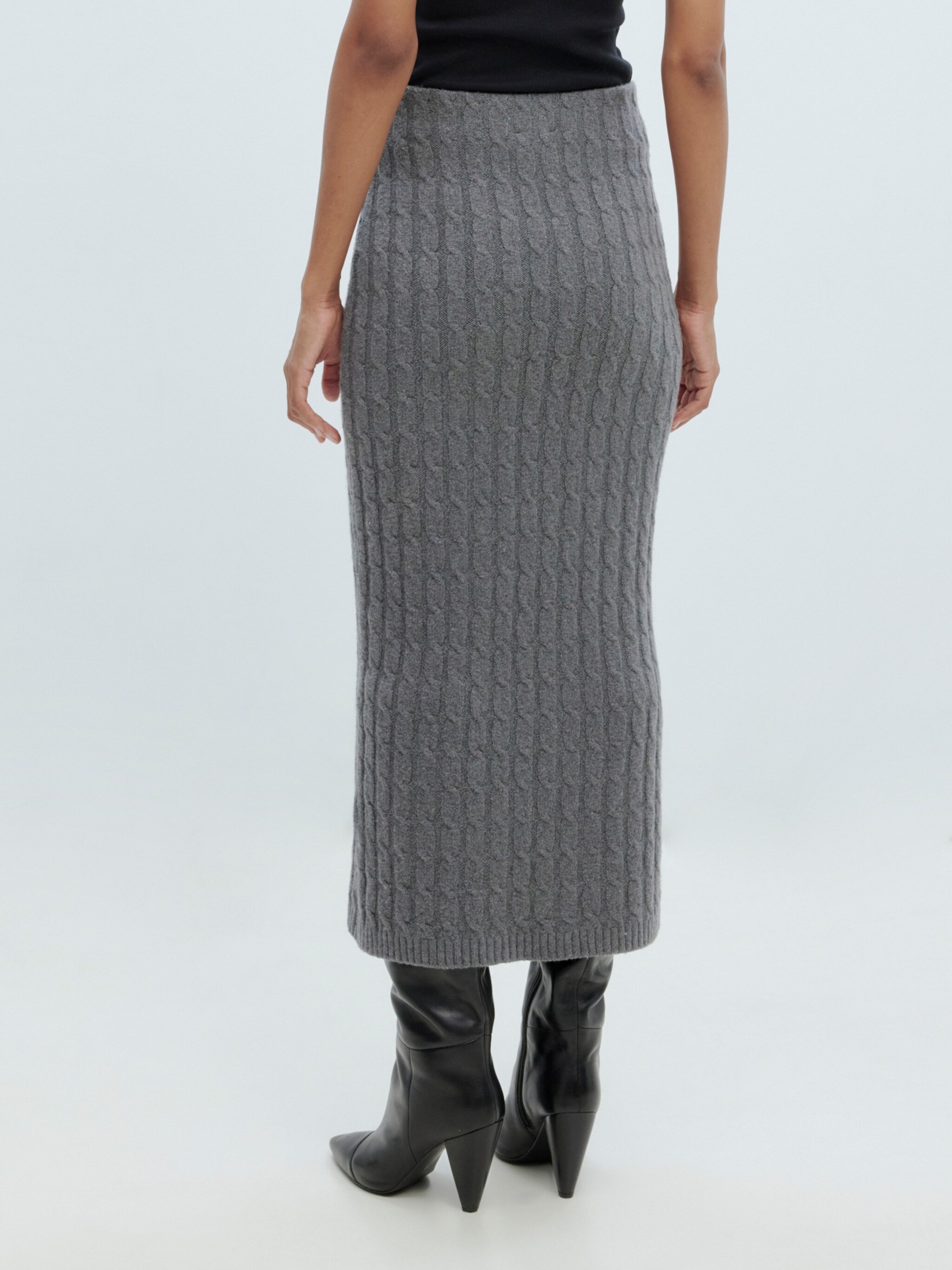 EDITED Produits Jupe 'Kamaka' gris foncé