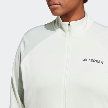 ADIDAS TERREX Sportjacke 'Multi Fleece ' in Grün