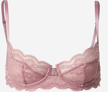 NLY by Nelly Balconette Bra in Pink: front