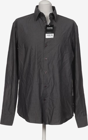 MONTEGO Button Up Shirt in L in Grey: front