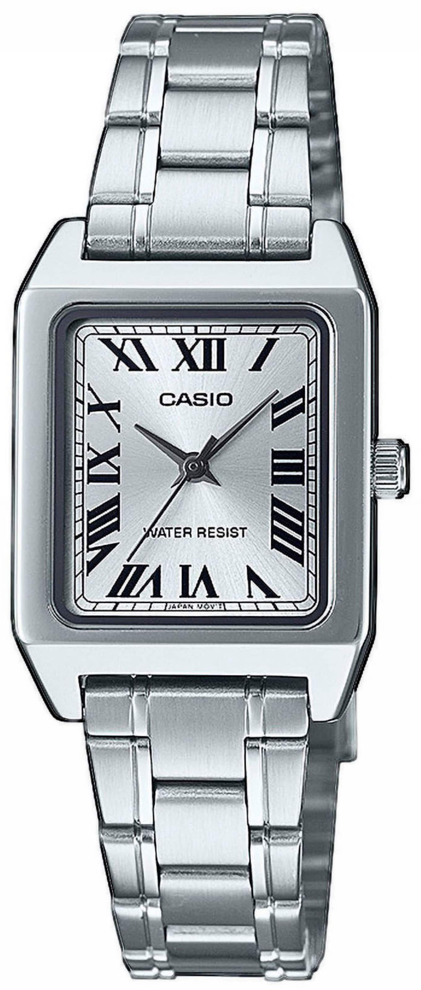 CASIO Uhr in Silber: Vorderseite
