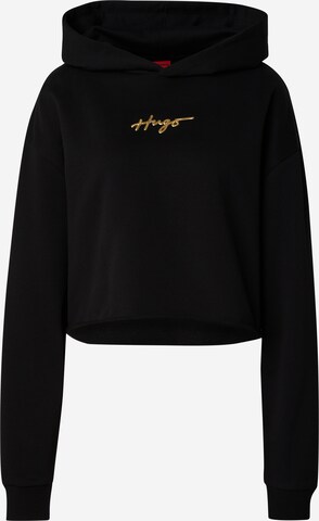 HUGO Sweatshirt 'Dephana 1' in Zwart: voorkant