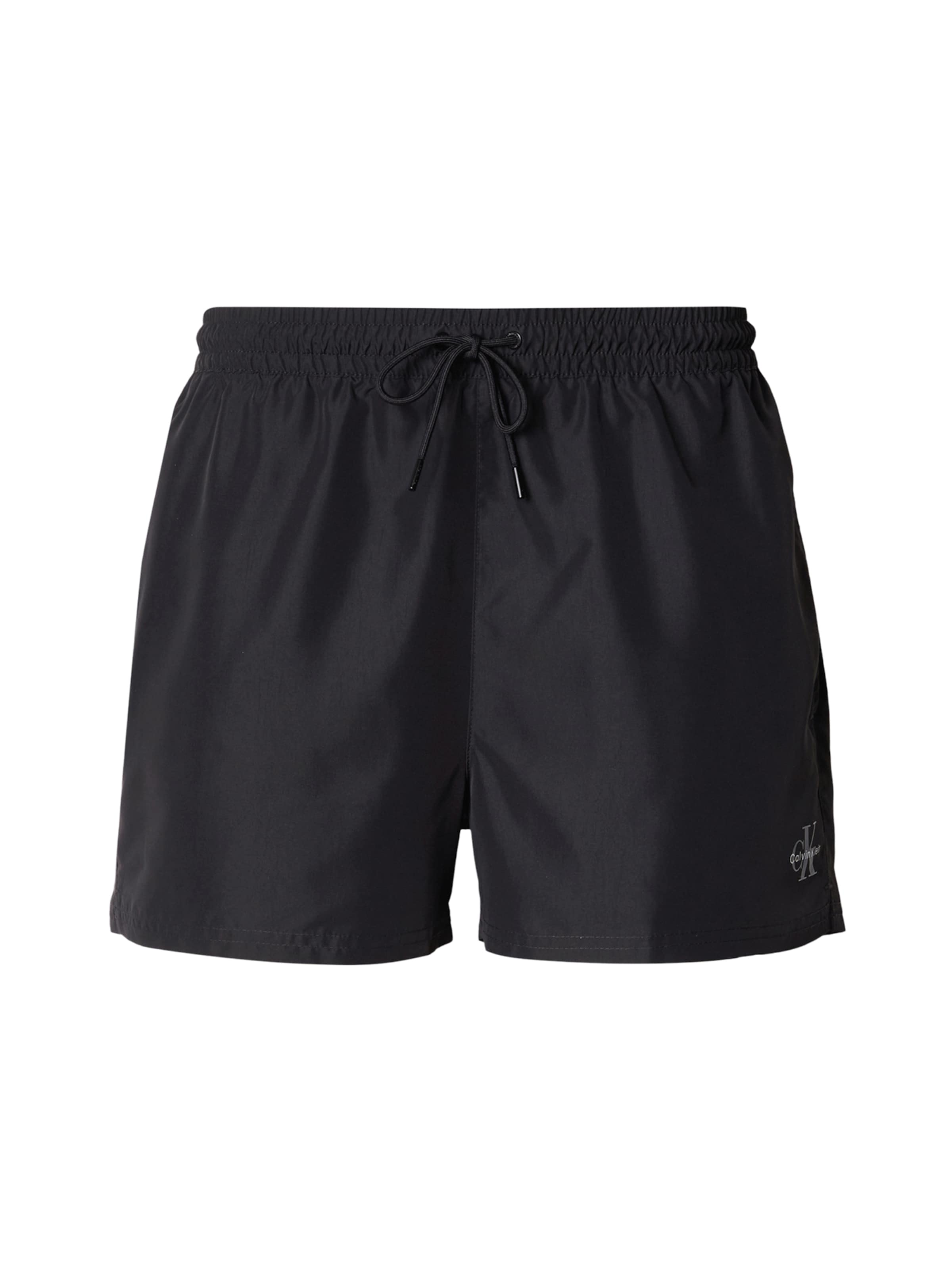 Calvin Klein Swimwear Badeshorts in Schwarz: Vorderseite