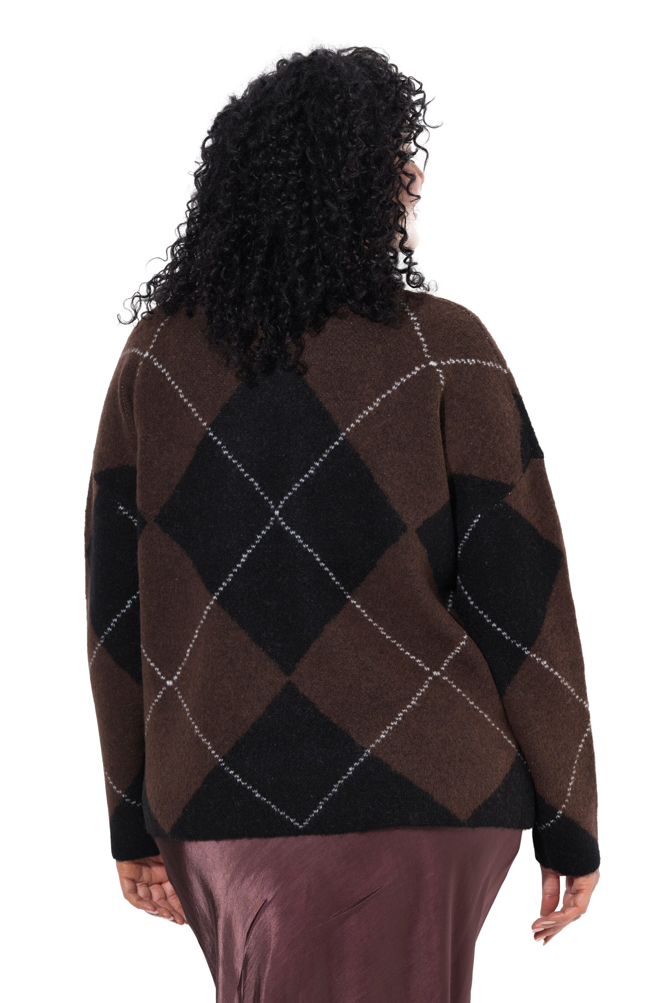 Ulla Popken Pullover in Braun