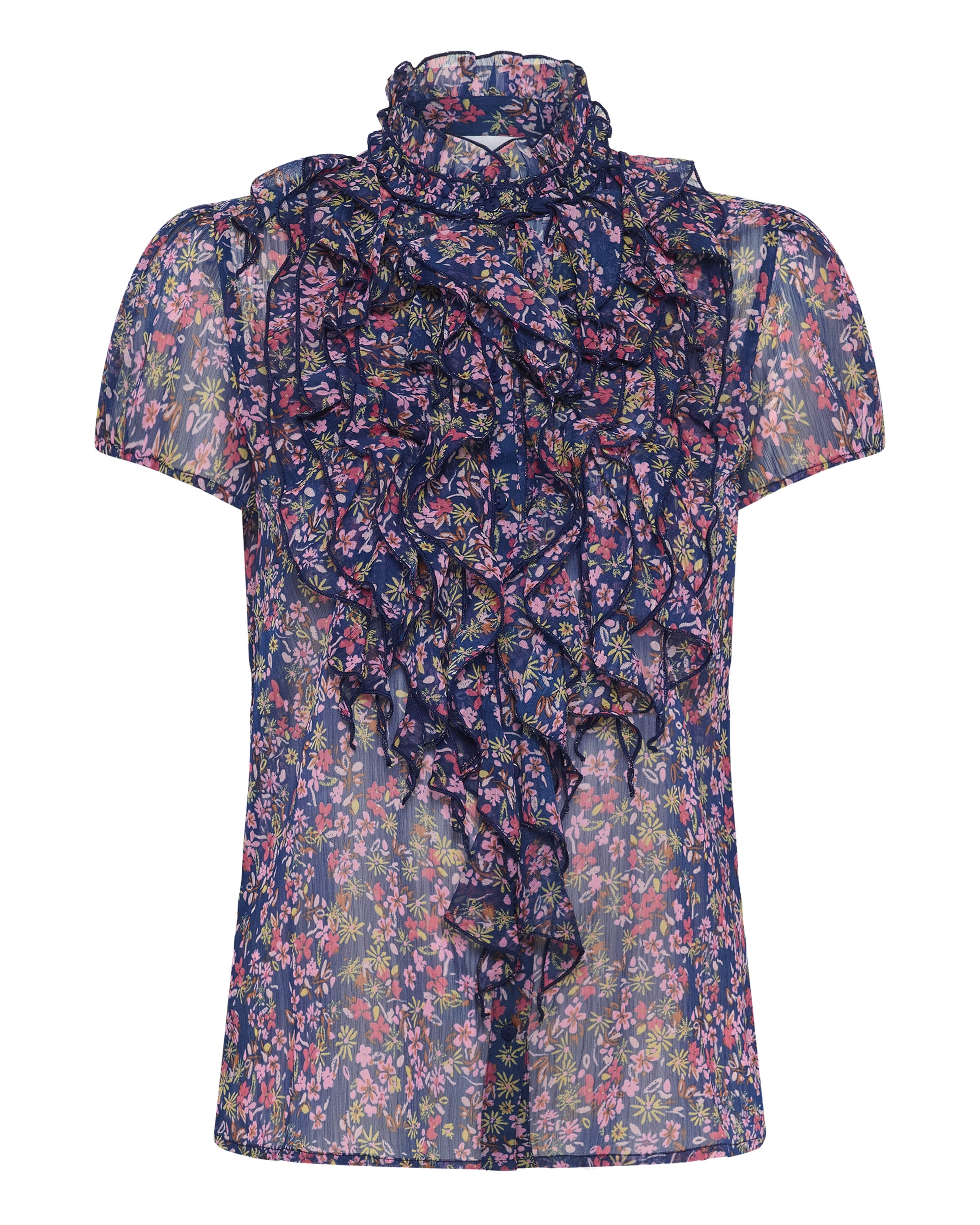 SAINT TROPEZ Blouse 'Lilja' in Purple: front