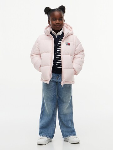 TOMMY HILFIGER Winter jacket 'Heritage' in Pink