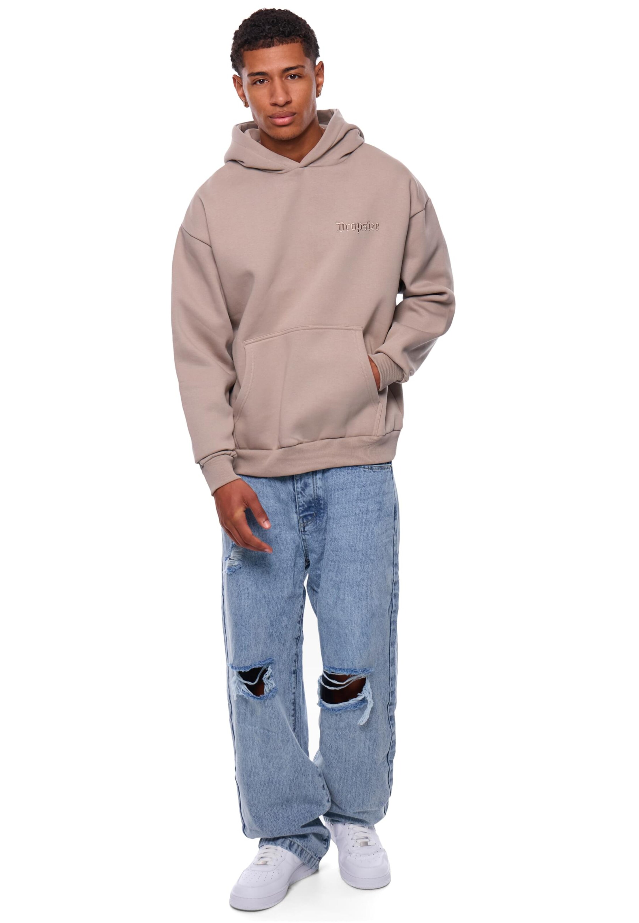 Sweat-shirt Dropsize en gris