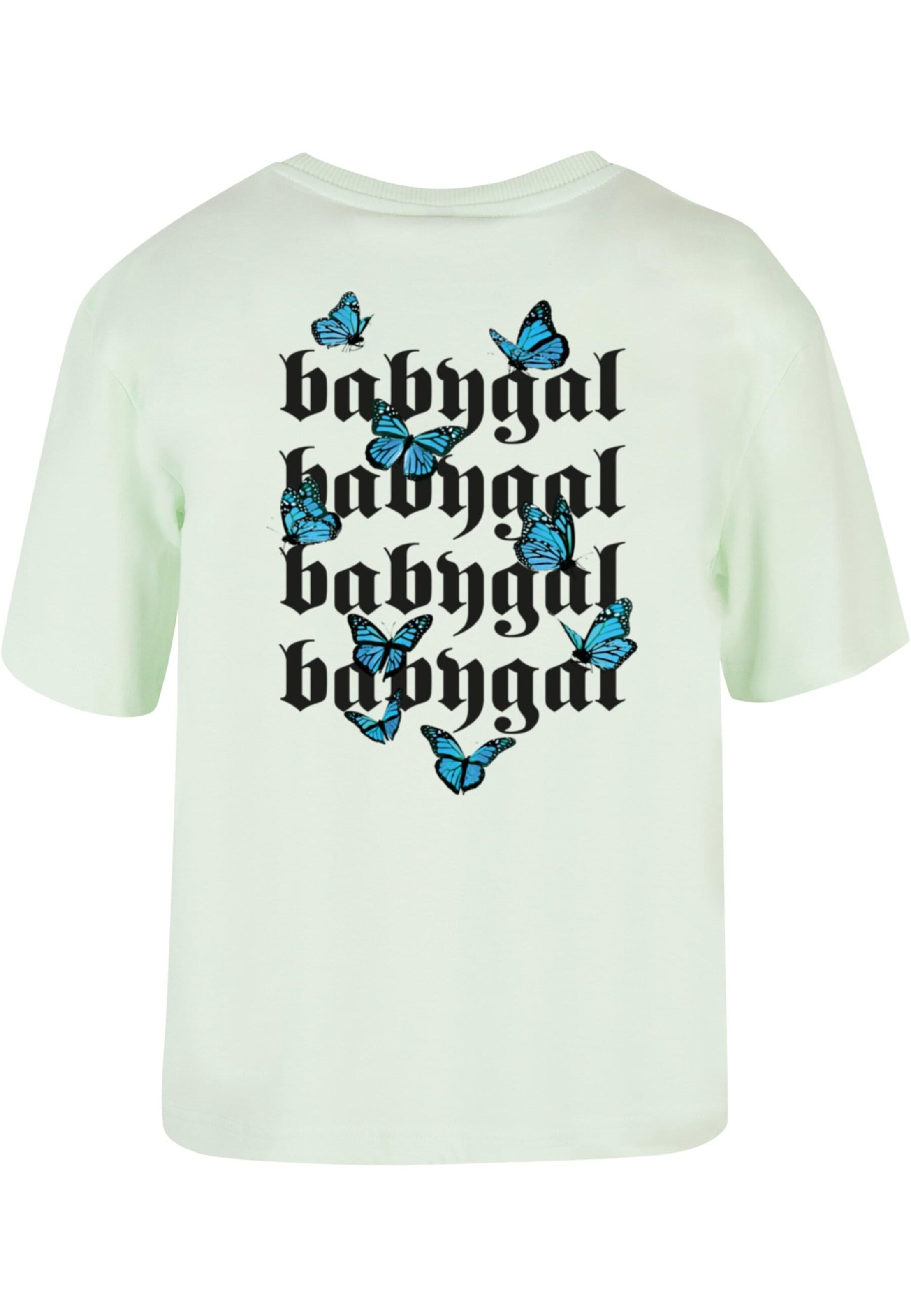 Mister Tee T-shirt 'Babygal' i grön