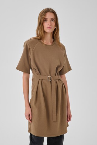 Robe My Essential Wardrobe en marron : devant