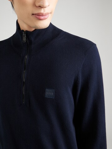 Pullover 'Kanobix_S' di BOSS in blu
