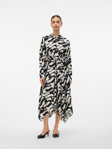 Abito camicia 'VMJoss Aria' di VERO MODA in nero: frontale