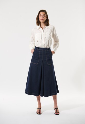 Camicia da donna di Dea Kudibal in bianco: frontale