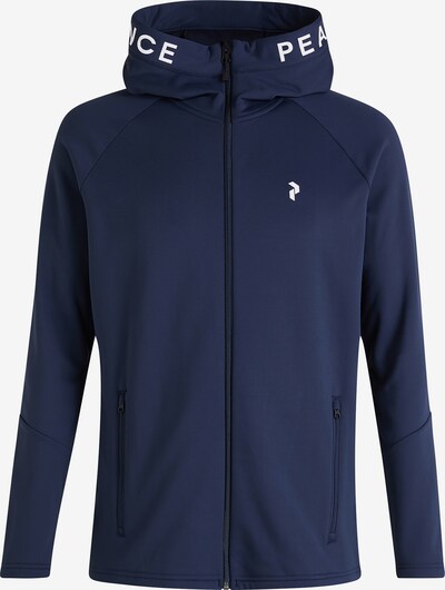 PEAK PERFORMANCE Fleece jas 'Rider' in de kleur Navy, Productweergave
