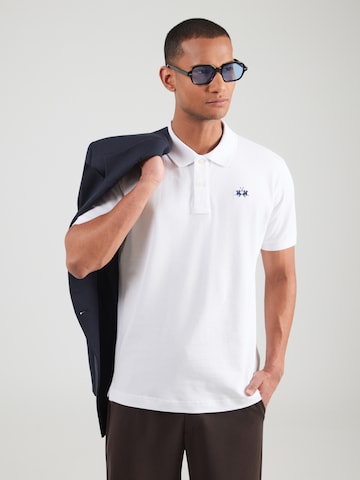 La Martina - Camiseta en blanco: frente