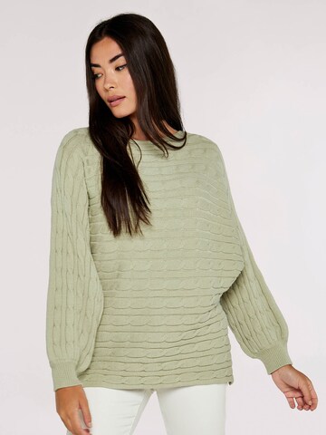 Pull-over Apricot en vert : devant