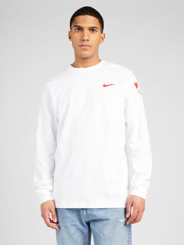 Nike Sportswear Shirt 'HEART AND SOLE' in White: front