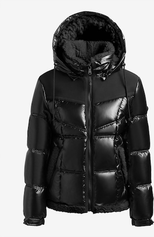 khujo Jacke 'Goldy' in Schwarz: Vorderseite
