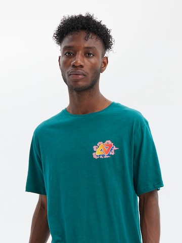 hydroponic - Camiseta 'Hydroponic x Naruto Group Graphic T-Shirt' en azul: frente