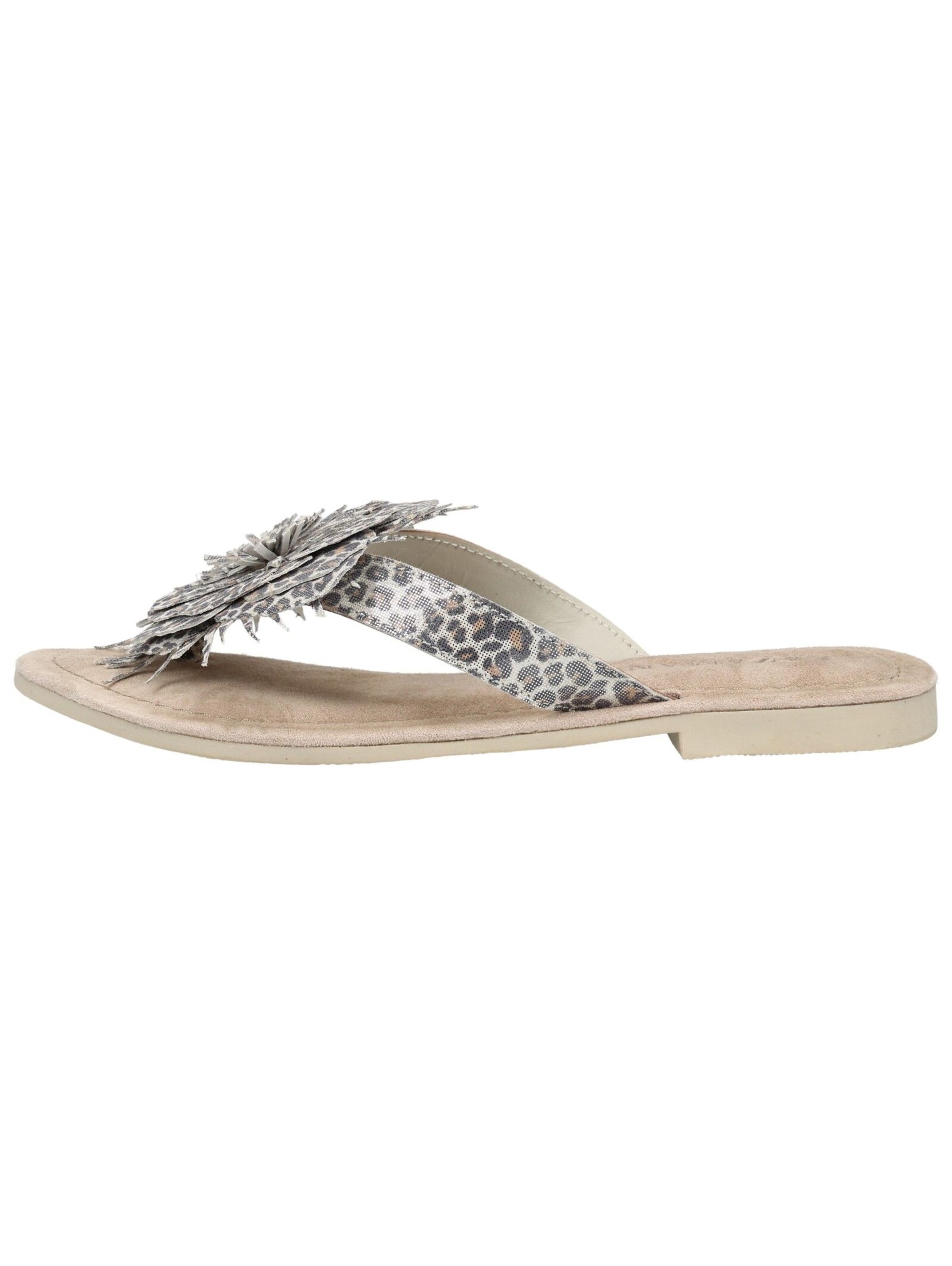 Tongs LAZAMANI en beige